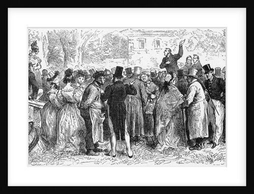 Daniel O'Connell Speaking by Anonymous