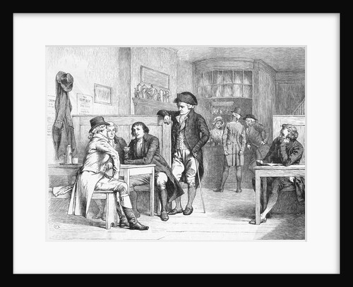 18th Century Coffee Shop by Anonymous