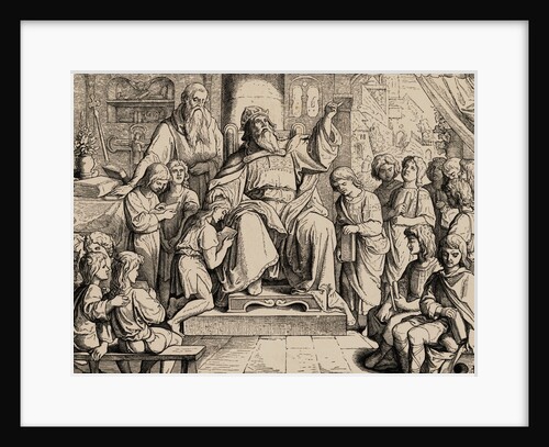 Charles the Great in the School of the Palace by Anonymous