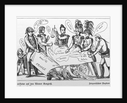 Caricature Of The Congress Of Vienna by Anonymous
