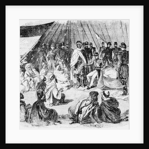 Illustration of Surrender of Berber People to French by Anonymous
