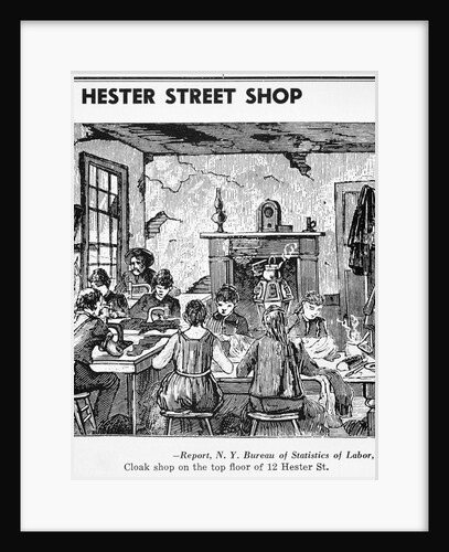 A Hester Street Shop by Anonymous