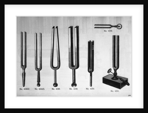 Various Tuning Forks by Anonymous