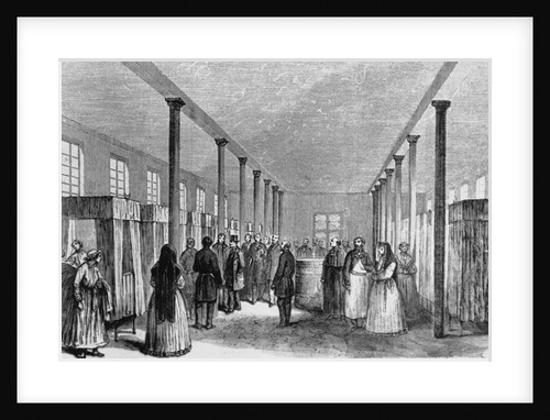 Napoleon III Visiting Hospital by Anonymous