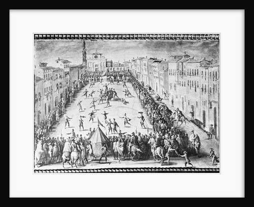 Medieval Football Game by Anonymous