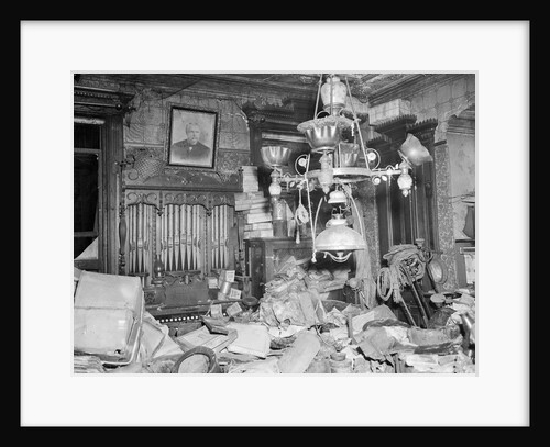 Interior Shot of a Room Within the Collyer House by Anonymous