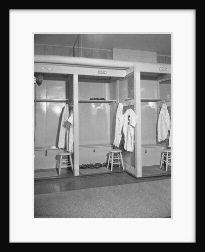 Locker Room for Joe DiMaggio at Yankee Stadium by Anonymous