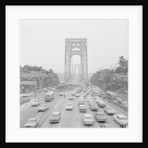 Traffic on George Washington Bridge by Anonymous