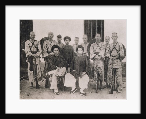 Late 19th Century Portrait of Vietnamese Guerrillas by Anonymous