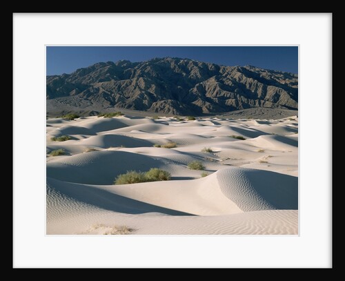 Mountains and Dunes in Death Valley by Anonymous