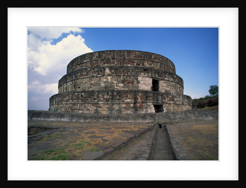 Exterior of Temple of Quetzalcoatl by Anonymous