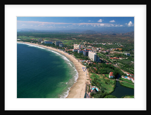 Aerial of Ixtapa Oceanfront by Anonymous