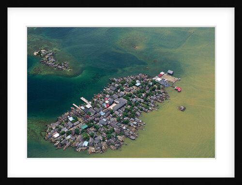 Congested Kuna Village Island by Anonymous