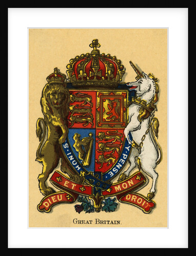 United Kingdom and Great Britain's Coat of Arms by Anonymous