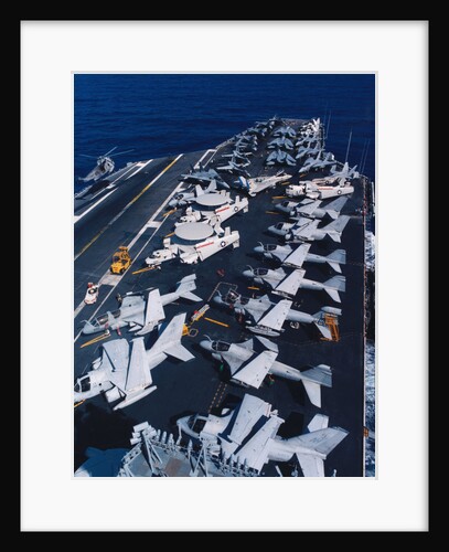 Aircrafts Aboard the USS Abraham Lincoln by Anonymous