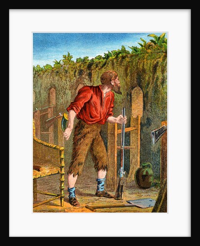 Illustration from Robinson Crusoe by Anonymous