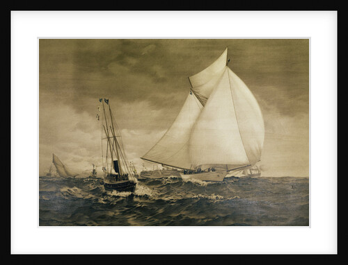Painting of Yachting Race by Anonymous