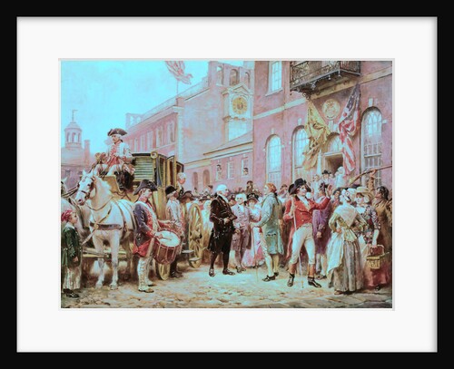 Washington's Inauguration at Philadelphia by Anonymous