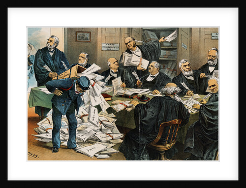 Political Cartoon Addressing Supreme Court by Anonymous