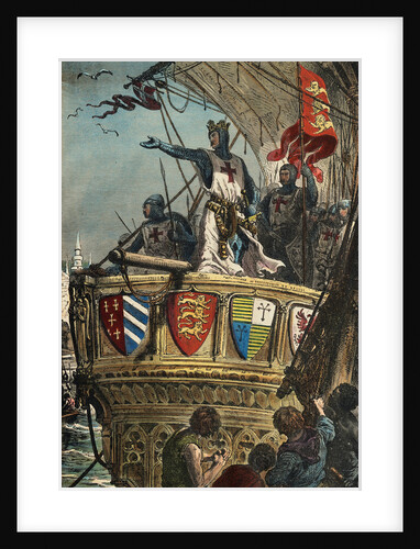 King Richard Bidding Farewell by Anonymous