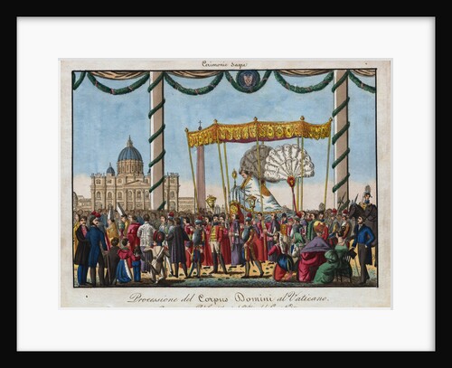 Papal Pageant in Front of St. Peter's by Anonymous
