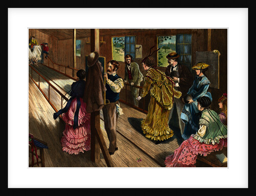 Patrons During Early Bowling Game by Anonymous