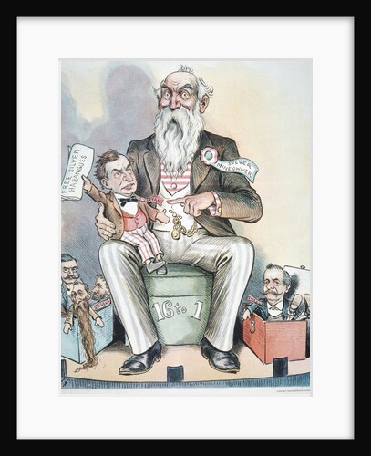 Ventriloquist Holding a Dummy by Anonymous