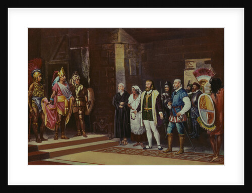 First Visit of Cortez to Montezuma by Anonymous