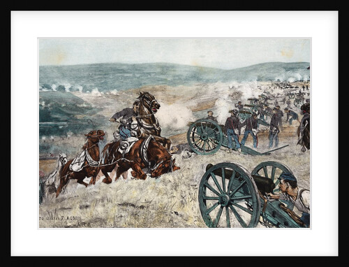 War Scene at Malvern Hill by Anonymous