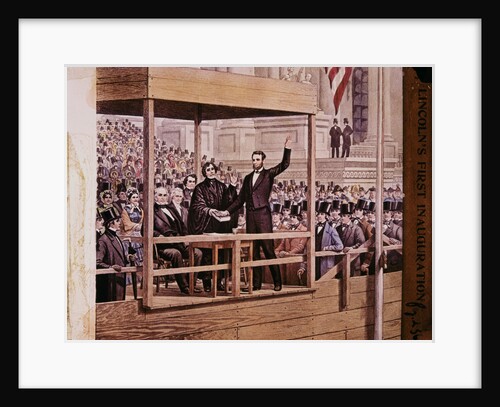 Abraham Lincoln Taking Oath by Anonymous