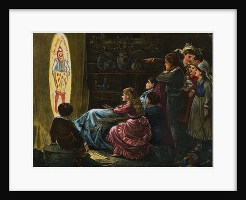 Children Viewing Picture by Anonymous
