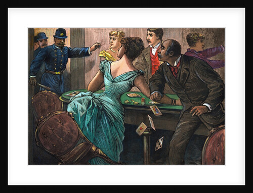 Police Raiding Female Gambling Den by Anonymous