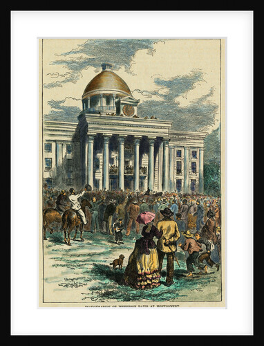Inauguration of Jefferson Davis at Montgomery by Anonymous