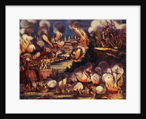 Illustration of Various Scenes of the War of 1812 by Anonymous