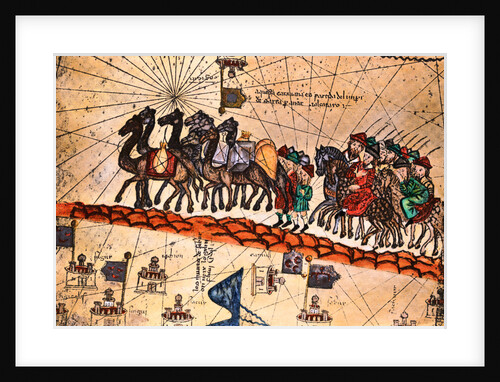 Niccolo and Maffeo Polo with Caravan by Anonymous