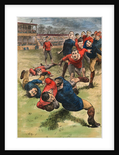 Illustration on Early Scenes of Football by Anonymous