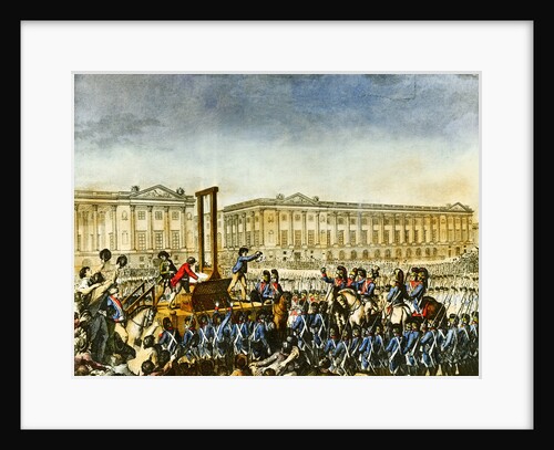 Execution of Louis XVI at the Guillotine by Anonymous