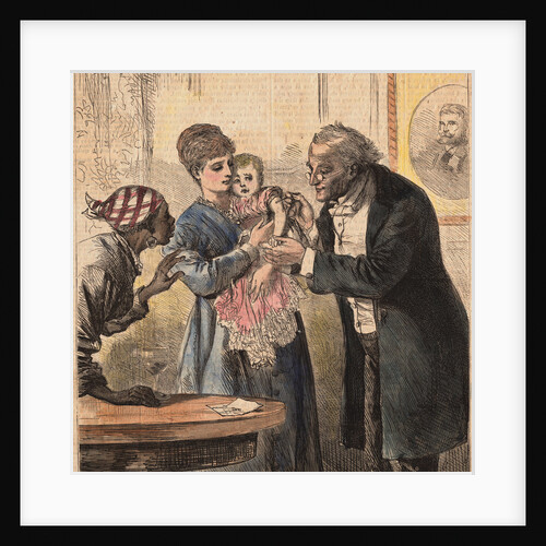 Physician Visiting Home of Infant for Vaccination by Anonymous