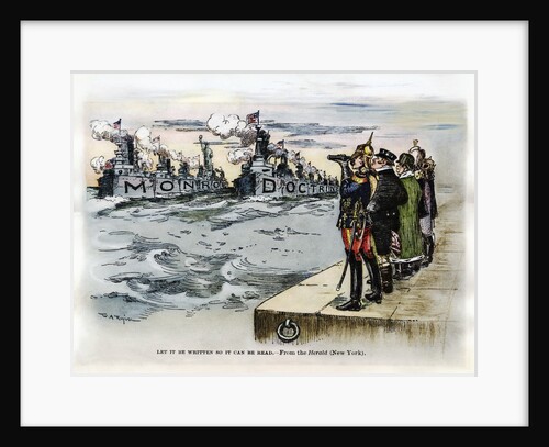 Political Cartoon About Monroe Doctrine by W.A. Rogers