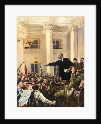 Vladimir Lenin Addressing Military by Anonymous