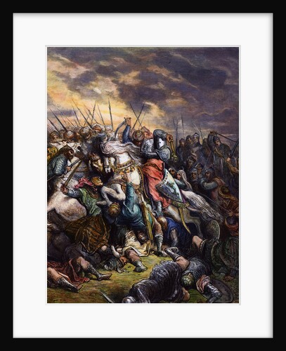 Richard I Leading Crusaders in Battle by Anonymous