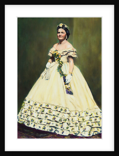 Color Illustration of Mary Todd Lincoln by Anonymous