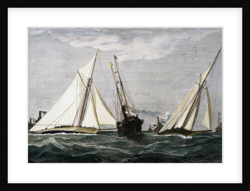 The America's Cup Race Magazine Illustration by Julian Oliver Davidson