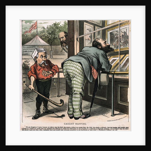 Terence Powderly Catching Jay Gould by Anonymous