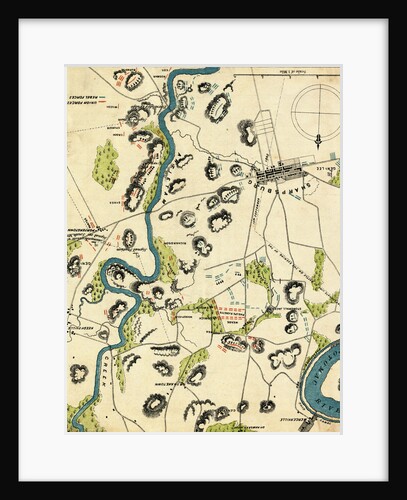 Map of Battlefield at Antietam by Anonymous