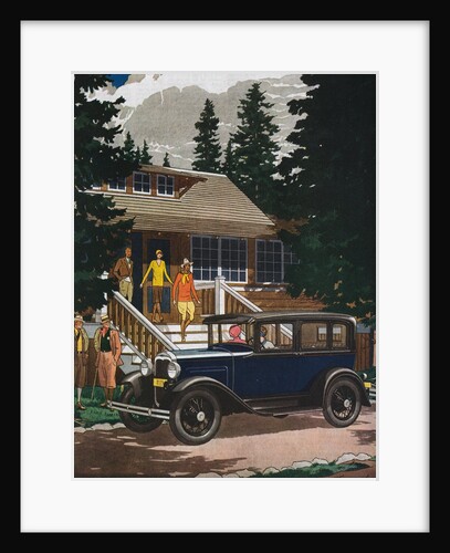 Advertisement for New Ford Sedan by Anonymous