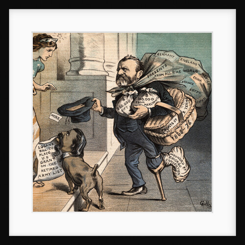 President Grant and Logan Begging for Funds by Anonymous