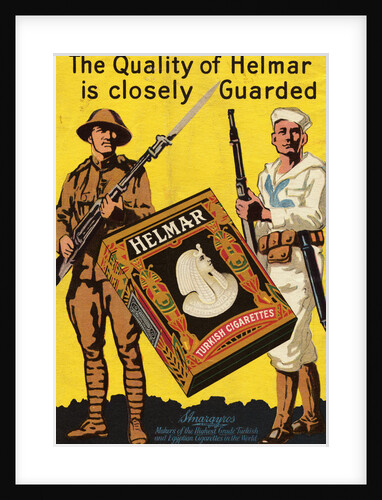 Servicemen Advertising Helmar Cigarettes by Anonymous