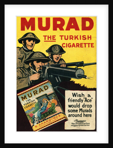 Servicemen Advertising Murad Cigarettes by Anonymous