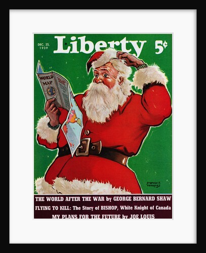 Cover of Magazine with a Confused Santa Claus by Anonymous